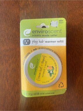 Enviroscent Plug Hub Warmer Kit, Lemon Leaf + Thyme (1 Kit)